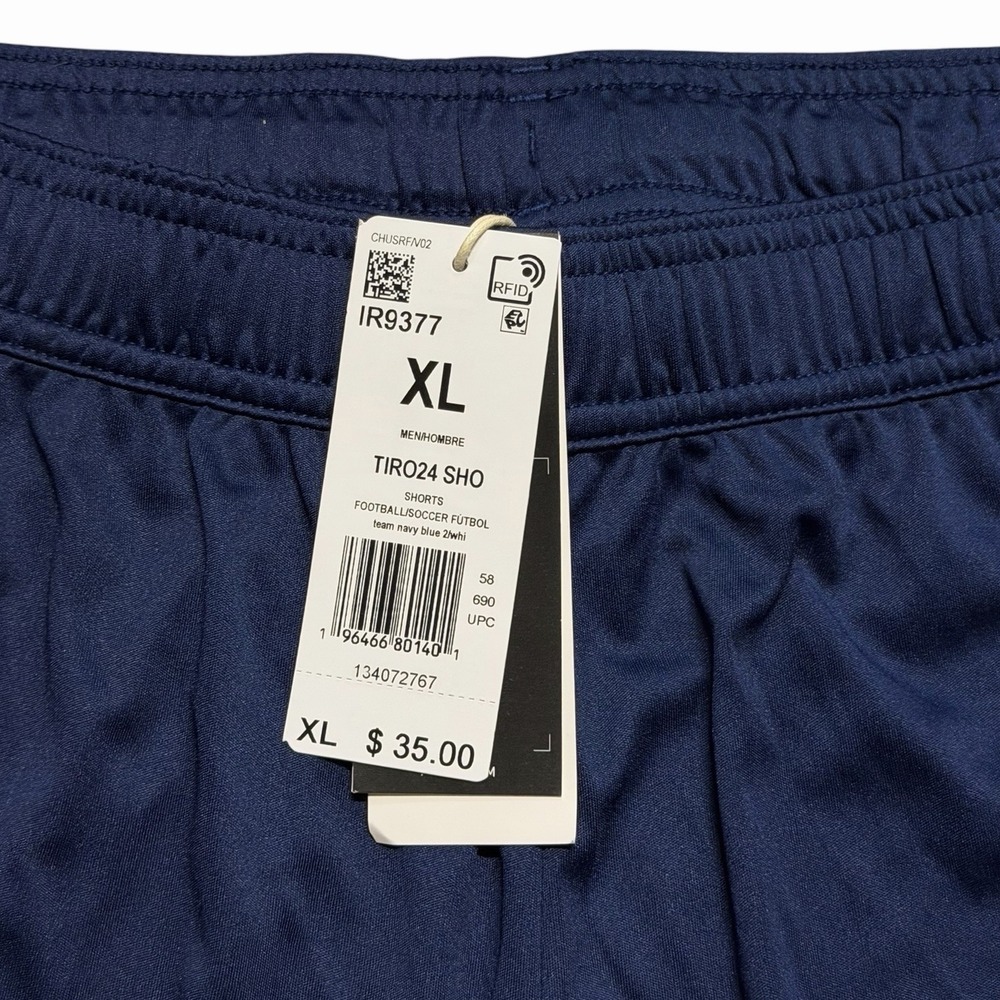 Adidas Men's Tiro 24 Team Navy Blue/White Soccer Shorts IR9377 Size XL NWT - Picture 3 of 7